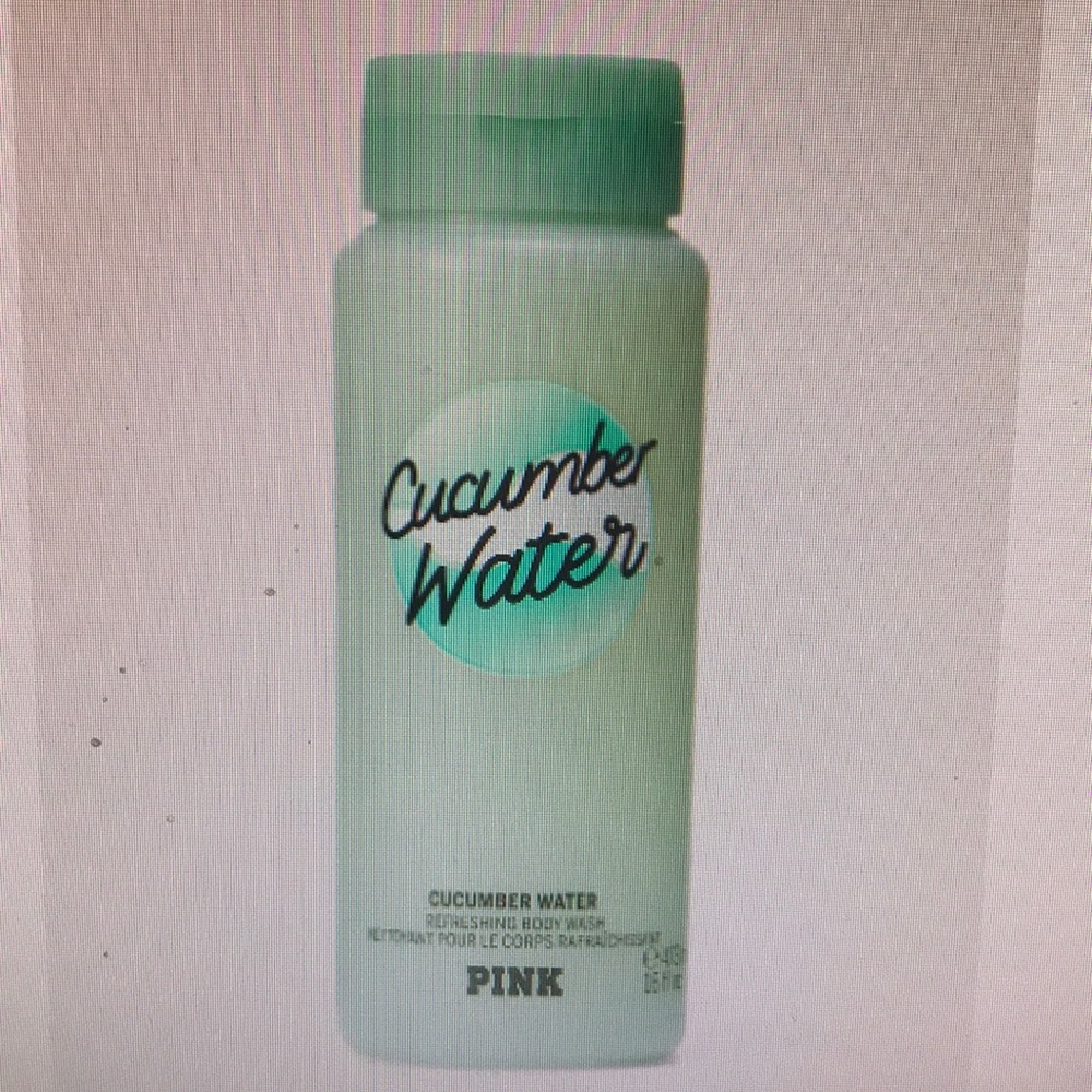 Pink Victoria’s Secret Cucumber 🥒 water refreshing body wash